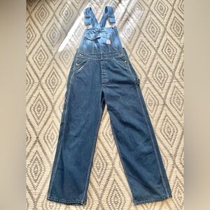 Red Camel VTG 60s Denim Overalls Low Back USA- EUC